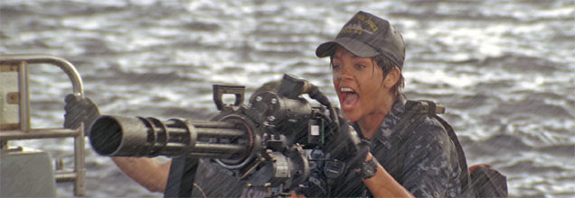 Rihanna gets out of her comfort zone in Battleship