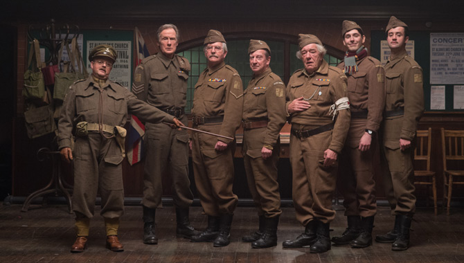 The cast of 'Dad's Army' 2