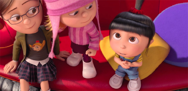 Margot, Edith & Agnes in Despicable Me 2