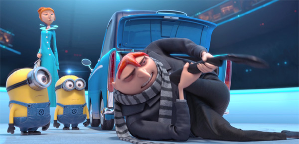 Gru & The Minions with Lucy Wilde in Despicable Me 2