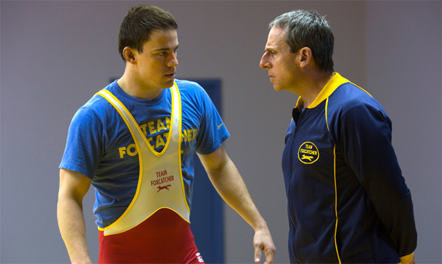 Channing Tatum and Steve Carell in 'Foxcatcher'