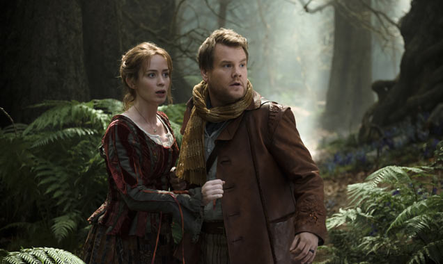Emily Blunt and James Corden in 'Into The Woods'