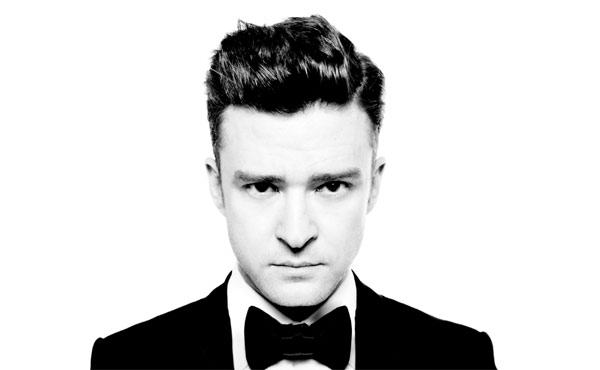 Justin Timberlake Suit & Tie Promo Shot
