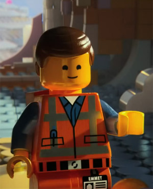 Chris Pratt as Emmet in The Lego Movie
