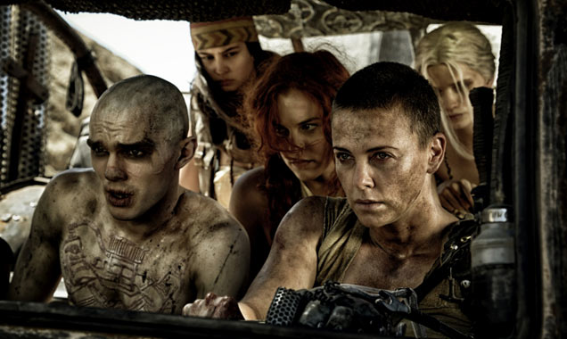 Charlize Theron and Nicholas Hoult in Mad Max