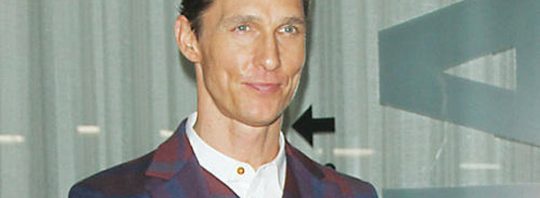 Matthew McConaughey at the premiere of Mud
