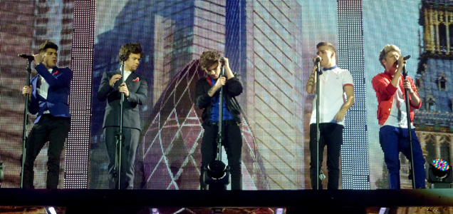 One Direction on stage