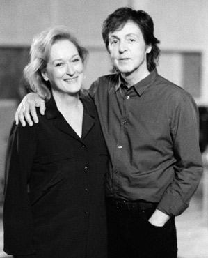 Meryl Streep Paul McCartney
