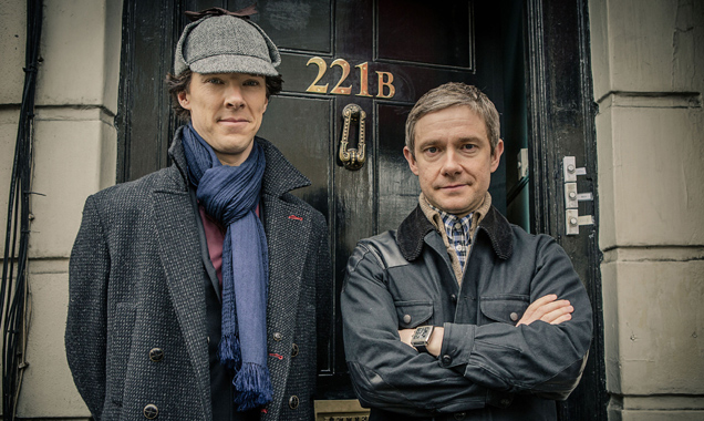 Benedict Cumberbatch and Martin Freeman in 'Sherlock'