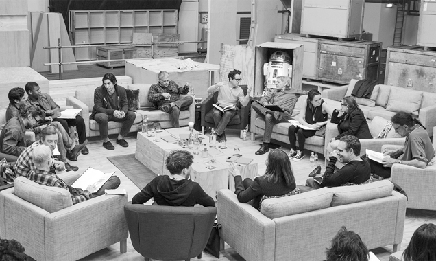 Star Wars episode 7 cast reading