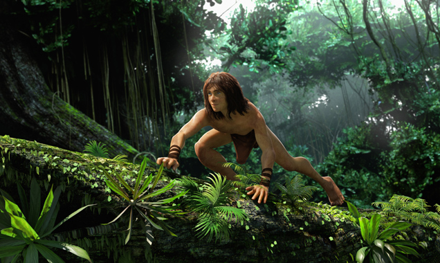 Tarzan in the jungle