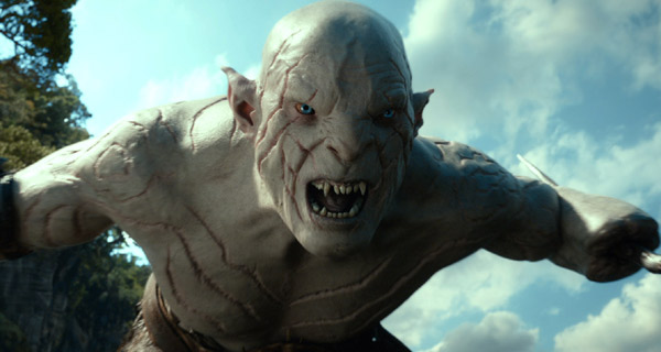 The character Azog in The Hobbit: The Desolation Of Smaug