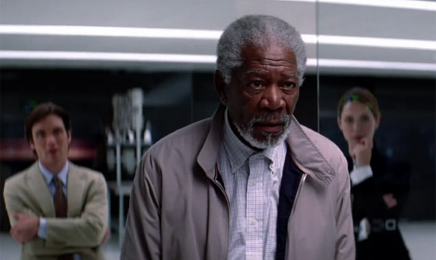 Morgan Freeman in Transcendence