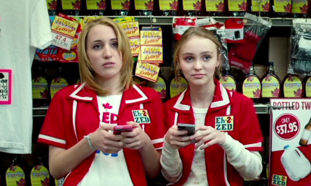 Lily Rose Melody Depp and Harley Quinn Smith in Tusk