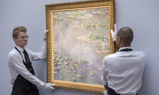 Claude Monet Nympheas Auction Rob Stothard