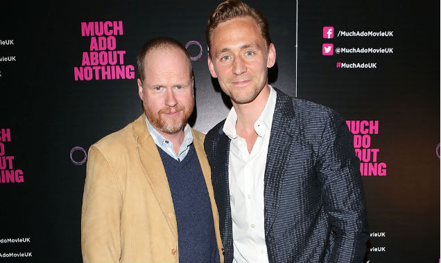 Joss Whedon and Tom Hiddleston