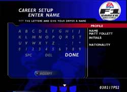 PS2 - F1 Career Challenge Screen Shots 