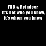 FBC & Reindeer - It’s not who you know, it’s whom you know - Album Review 