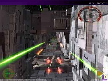 Free preview of new Star Wars Rogue Squadron 2 game for the Nintendo GameCube... @ www.contactmusic.com