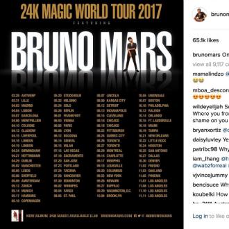 Bruno Mars To Join James Corden For Carpool Karaoke  Contactmusic.com
