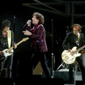 Mick Jagger (Centre) And Keith Richards (Right) picture