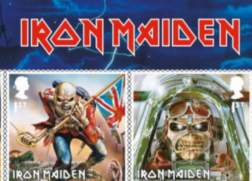 Iron Maiden Honoured With Royal Mail Stamp Collection
