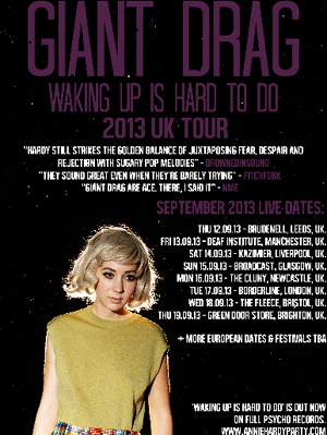 Giant Drag Announce Farewell 2013 UK Tour Dates