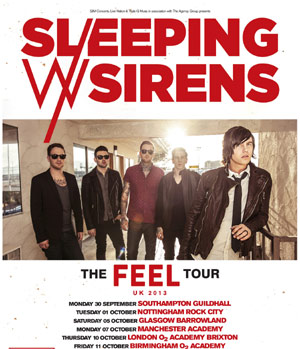 Sleeping With Sirens Announce  New Autumn 2013 UK Tour