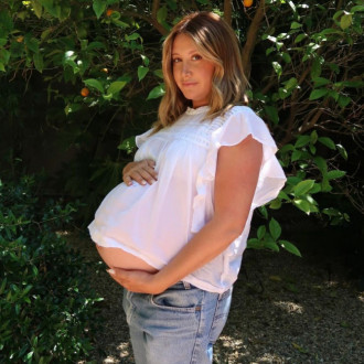 Pregnant Ashley Tisdale exhausted and in pain after three-week illness