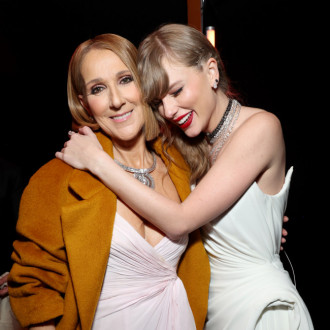 Celine Dion admits she was 'very, very nervous' to present Taylor Swift with an award at the Grammys