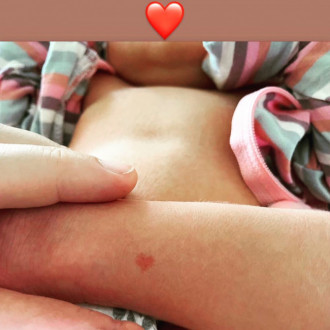 Chad Michael Murray and his wife Sarah Roemer have had their third child – with heart-shaped birthmark on ankle