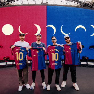 Coldplay to feature on FC Barcelona shirt in latest Spotify partnership