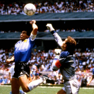 Diego Maradona's 'Hand of God' football up for sale