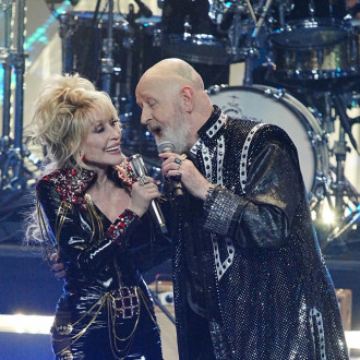 Dolly Parton was 'tickling and cleaning' Rob Halford's beard in studio