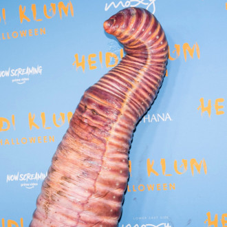 Heidi Klum feared suffocation in her worm costume