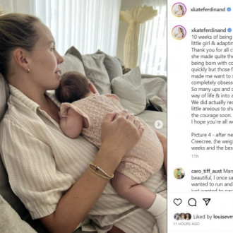 'She gave us a fright!' Kate Ferdinand reveals daughter's terrifying health scare after birth