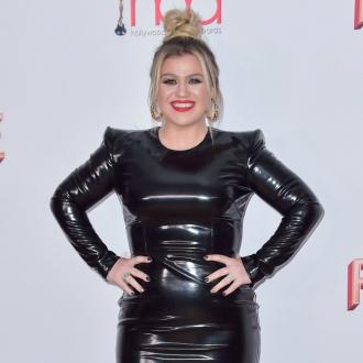 Pirate Kelly Clarkson wears an eye patch after injury