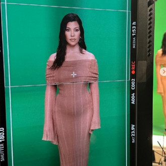 Kourtney Kardashian is trying to 'shift her mindset' about her postpartum body