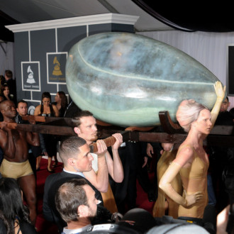 Lady Gaga was inside her 2011 Grammys egg for 3 days!