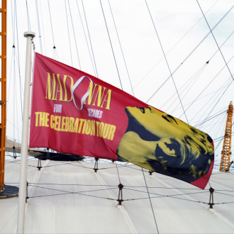 The O2 flying the flag for Madonna's London residency