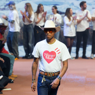 Pharrell Williams debuts new songs and Miley Cyrus outtake at Paris Fashion Week