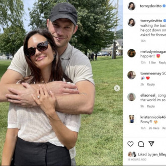 'I was still in my PJs!' Pretty Little Liars star Torrey DeVitto engaged to director Jared LaPine