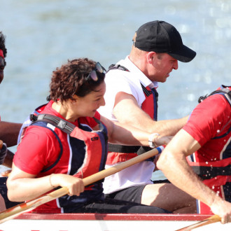 Prince William ‘terrified’ in dragon boat race but was praised as ‘a natural’