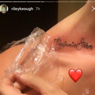 Riley Keough's tattoo tribute to late brother Benjamin