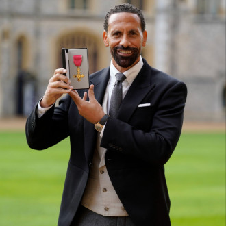 Rio Ferdinand was 'delighted' to receive his OBE from Prince William