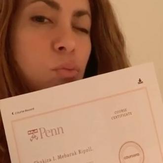Shakira graduates with degree in Ancient Philosophy during lockdown 