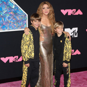 Shakira thanks sons for 'cheering her up'