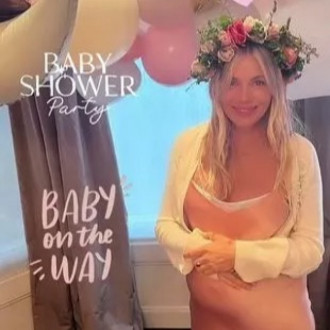 Sienna Miller hints she's having a baby girl at pink-themed baby shower