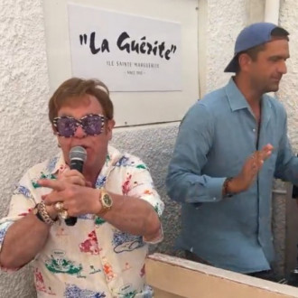 Sir Elton John performs 'sneak' preview of Britney Spears collab at Cannes restaurant