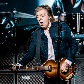 Sir Paul McCartney duets with John Lennon on stage return